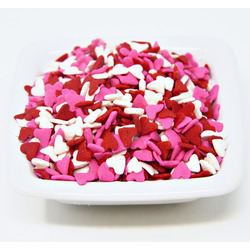 Pink, Red & White Heart Shapes 5lb